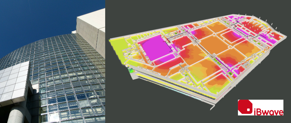 Coverage Simulation Opra Bastille Paris with iBwave